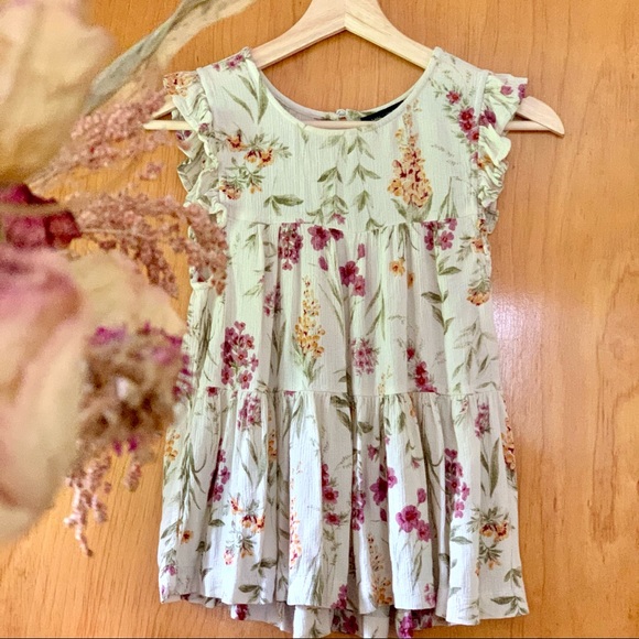 American Eagle Outfitters Tops - American Eagle Floral Airy Tank Top Shirt Blouse
